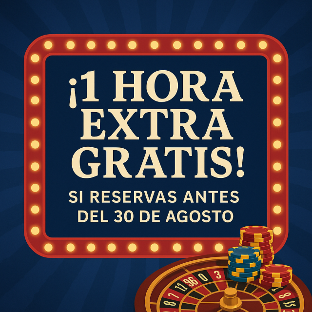 ¡1 hora extra gratis de Casino Corner!