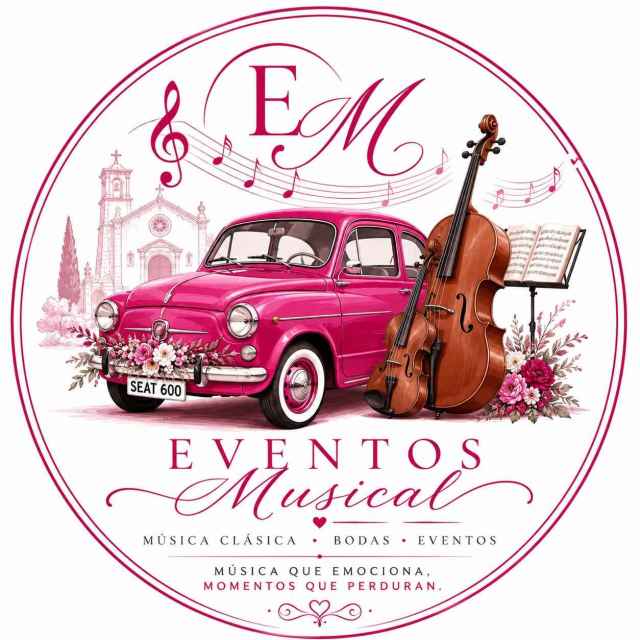 Pack Boda Completa: Música Clásica + SEAT 600 Rosa